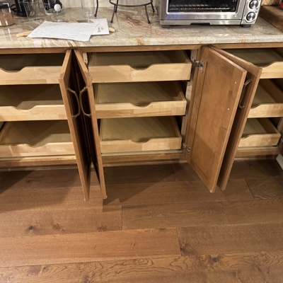 Lower Cabinet Rollouts Photo