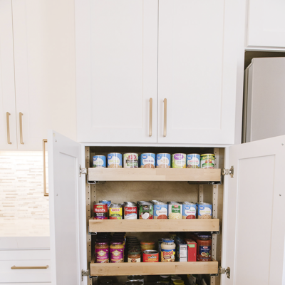 Canned goods storage Photo