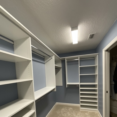 1-Primary Closet Looking Left to Right Photo